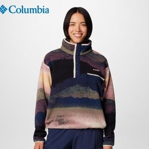 Columbia Women’s Fleece Helvetia printed half snap fleece size 2 XL